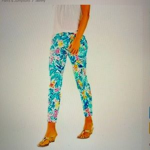EUC LILLY PULITZER KELLY SKINNY ANKLE PANT